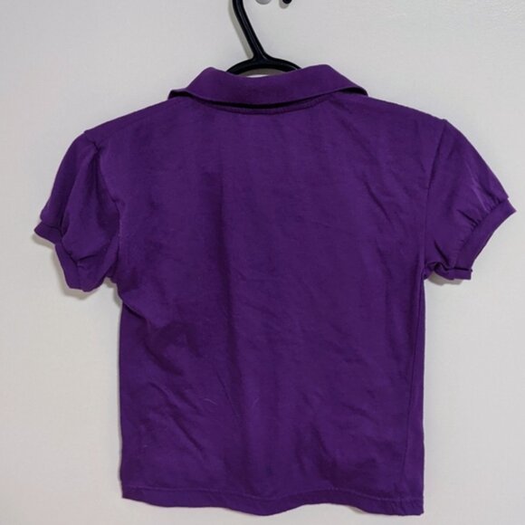 Purple Polo Shirt - Girls Size Small - Picture 3 of 3